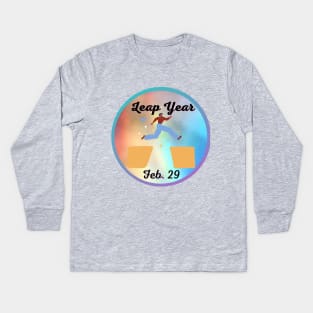 Leap Year Kids Long Sleeve T-Shirt